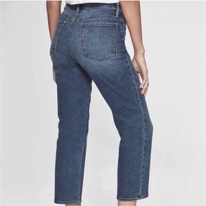 athleta sculptek slim straight jean lapis wash